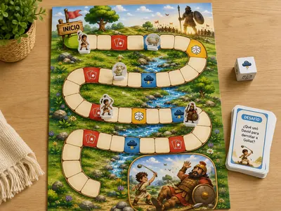 Tablero del juego David y Goliat