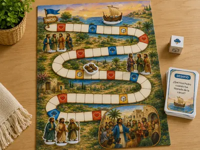 Tablero del juego La Jornada de los Apóstoles
